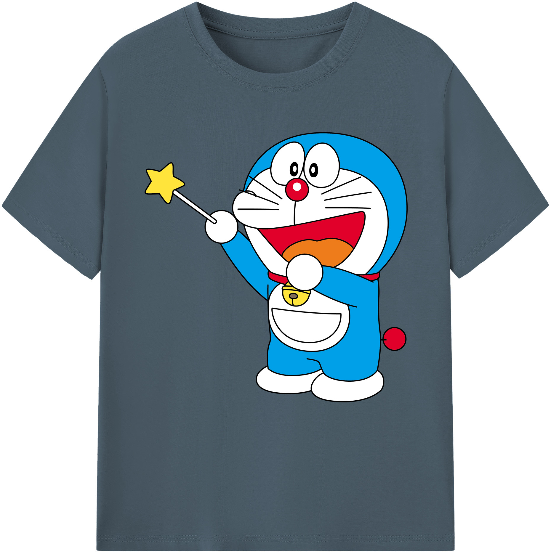 （画像用） ドラえもん Doraemon 綿100％半袖Tシャツ（フロントプリント）